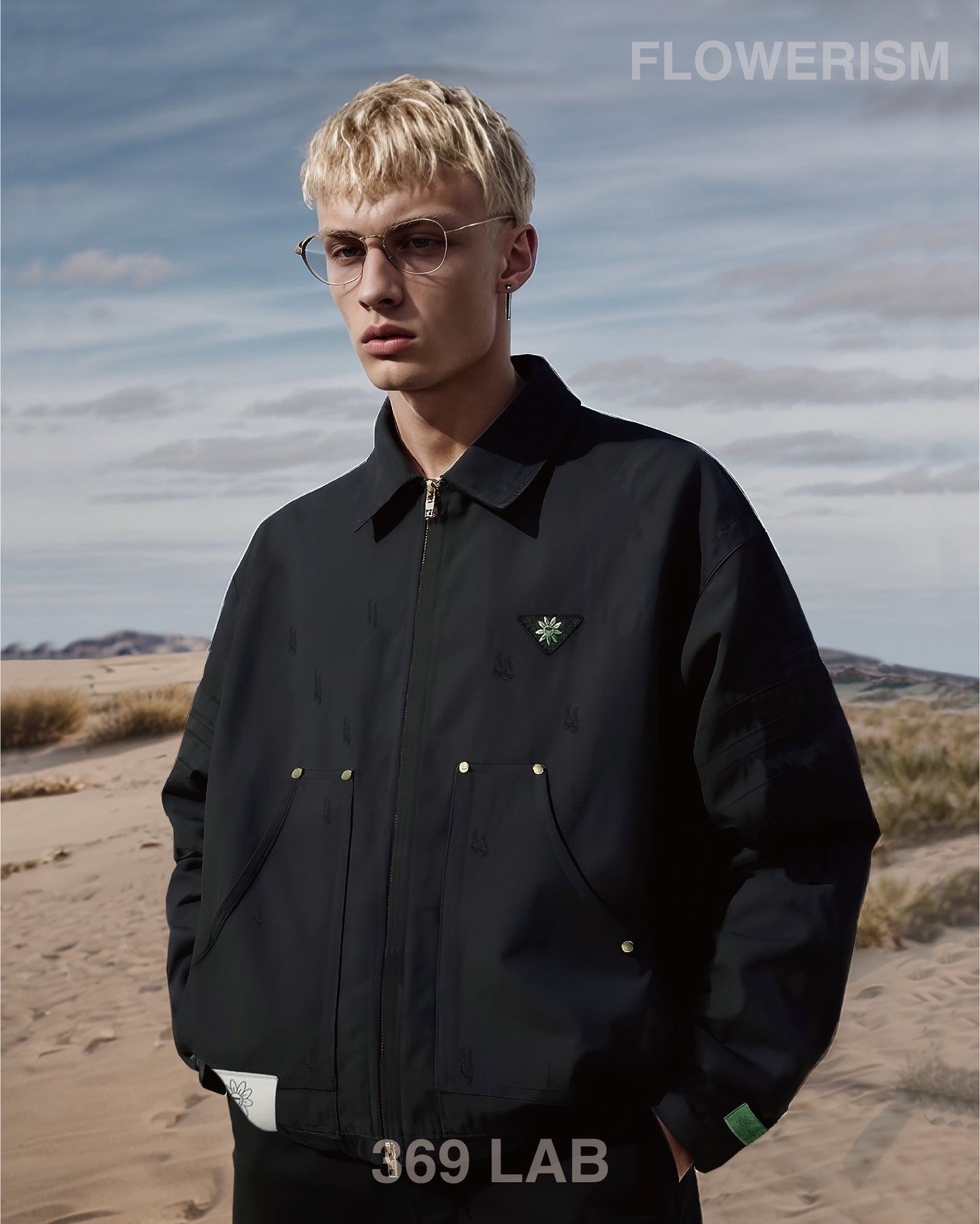 TRIANGLE PATCH BARN JACKET