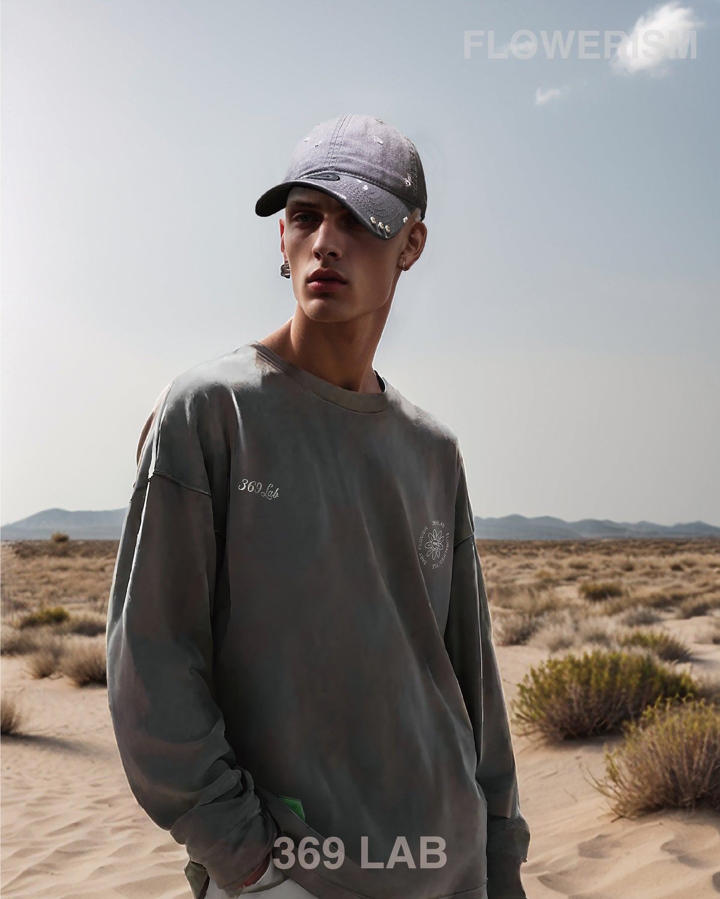 HEAVY WASHED LONG SLEEVES TEE (LOOSE FIT)