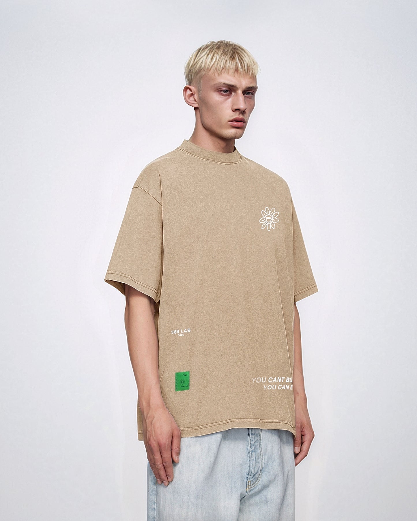 HEAVY WASHED PRINT TEE
