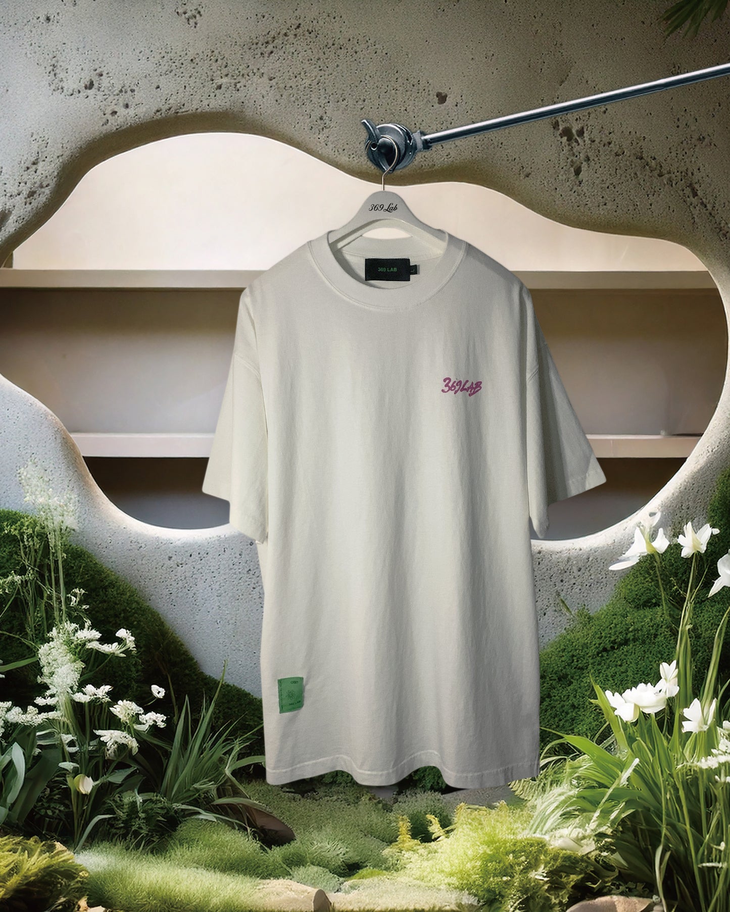 POPCORN FLOWER BACK PRINT TEE