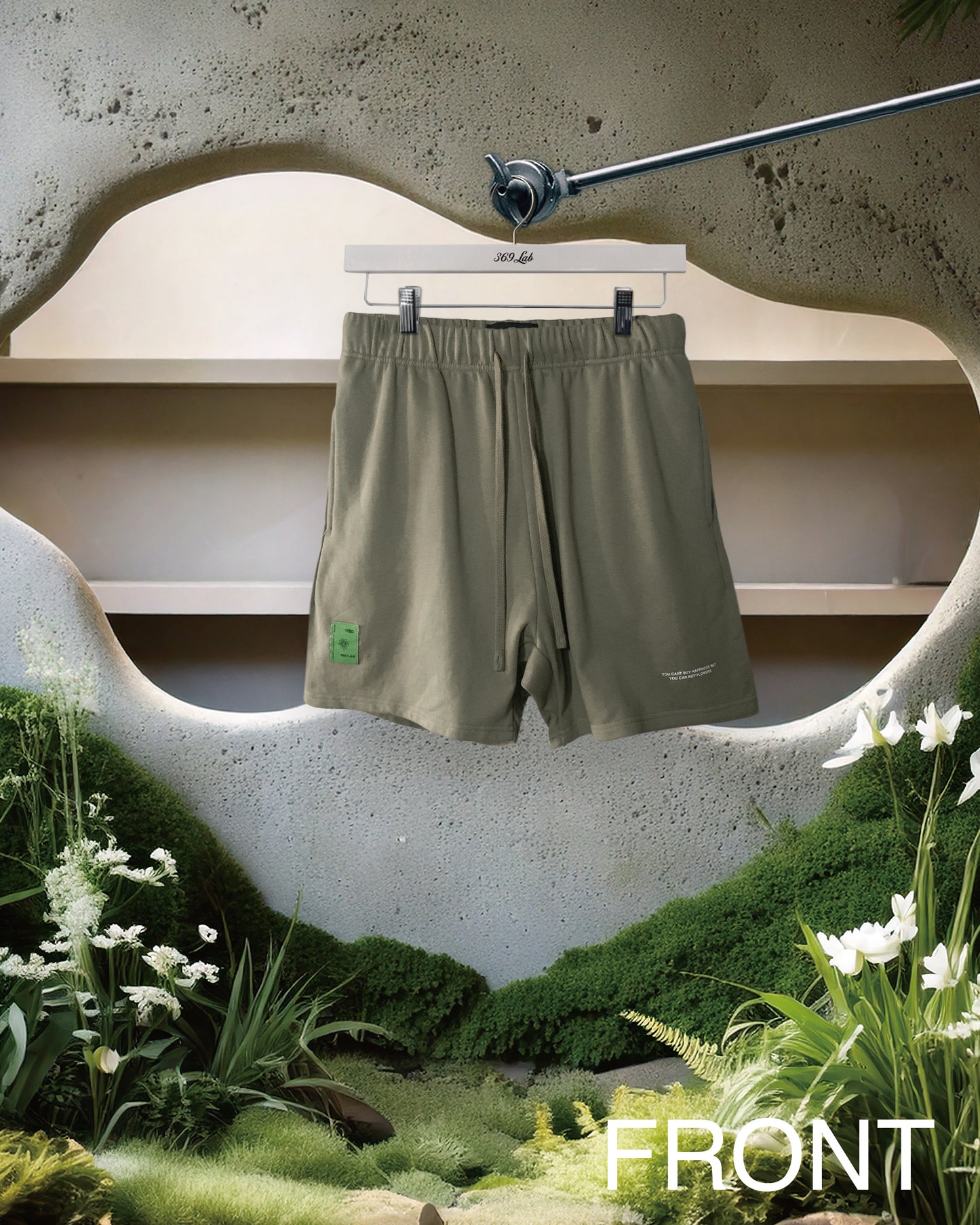 MINI DAISY SWEAT SHORTS