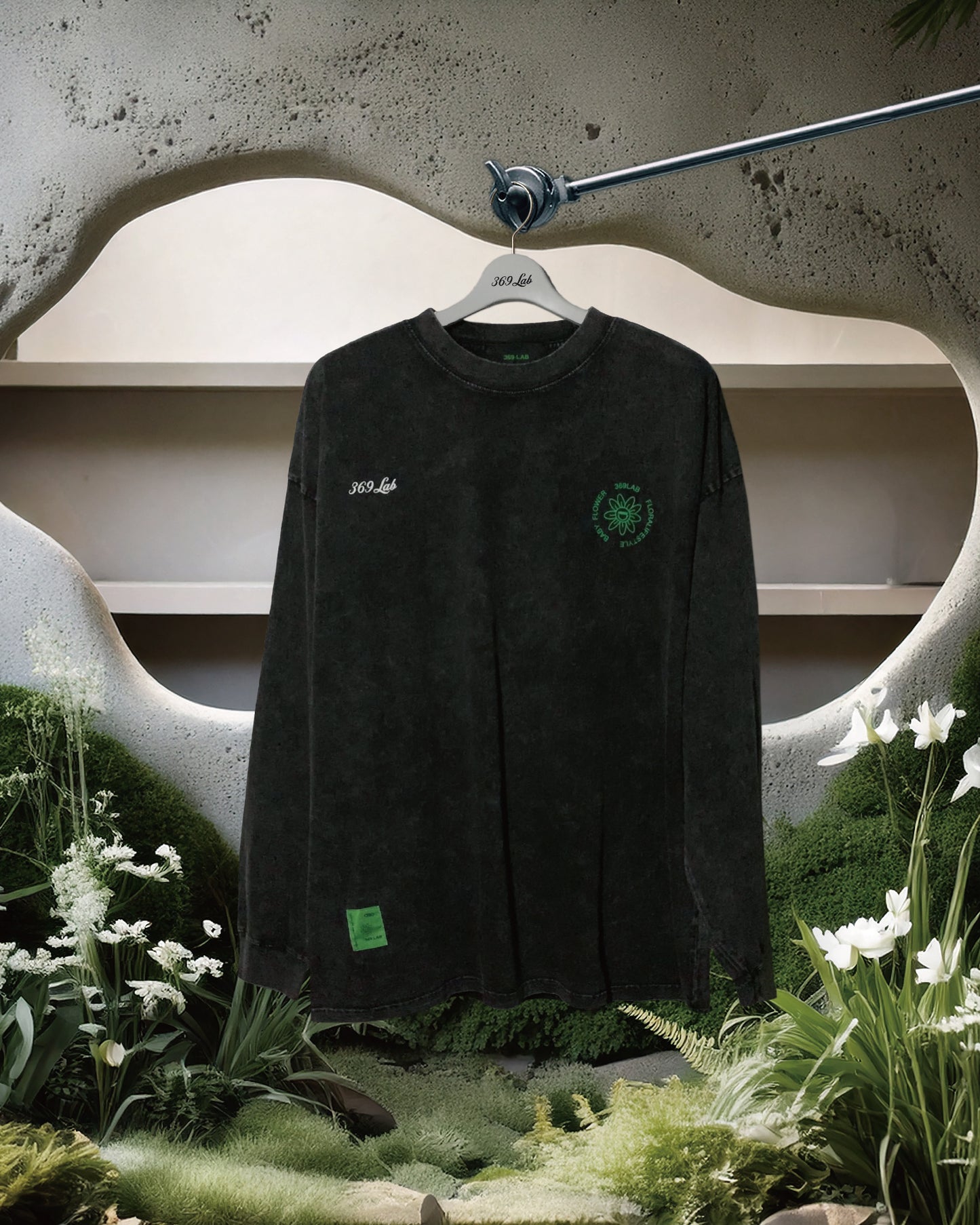 HEAVY WASHED LONG SLEEVES TEE (LOOSE FIT)