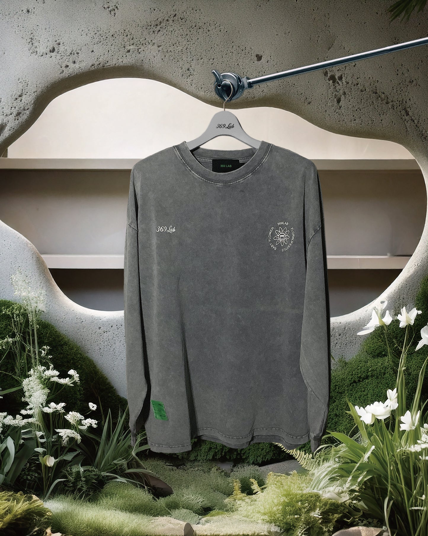 HEAVY WASHED LONG SLEEVES TEE (LOOSE FIT)