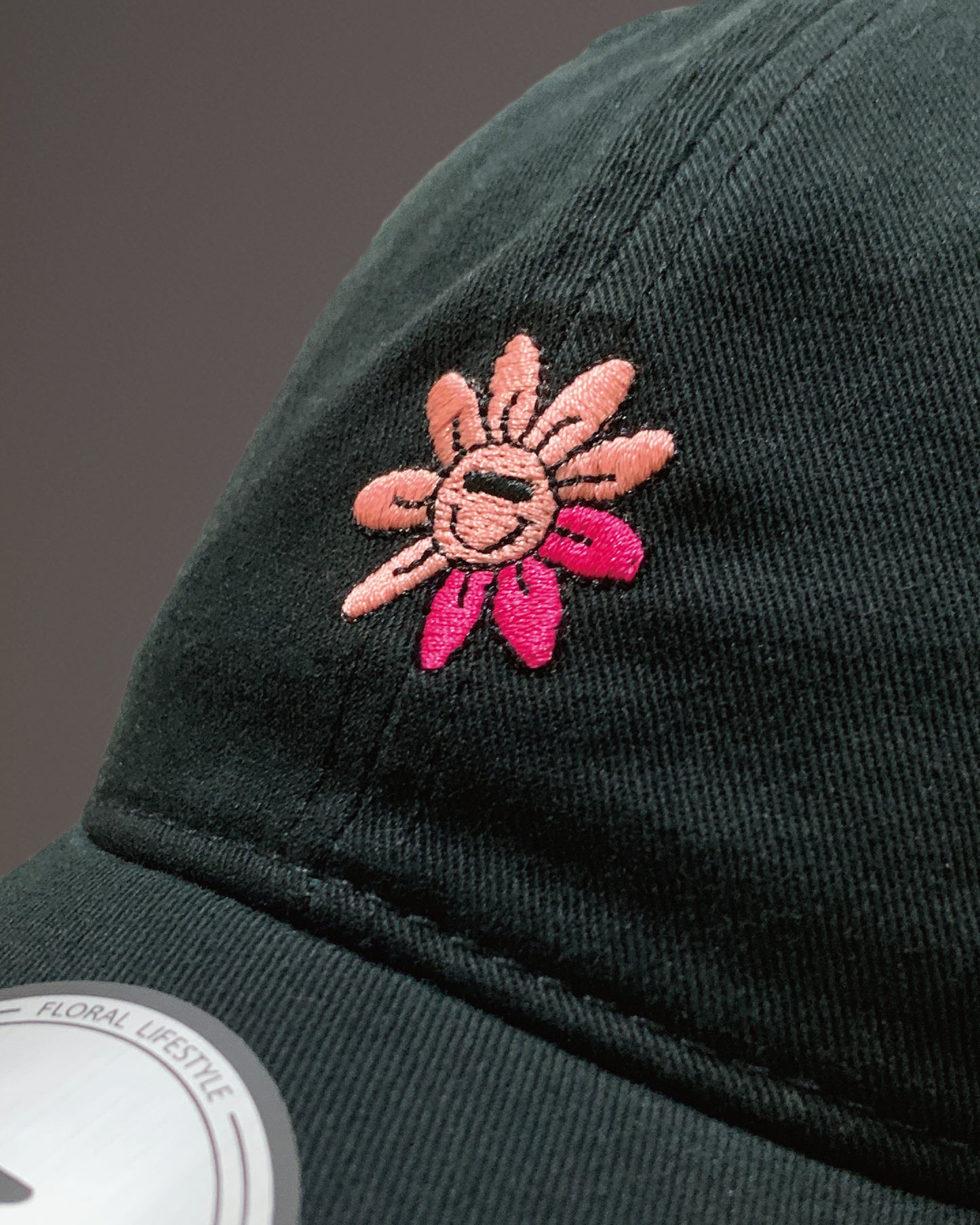 PINK BABY FLOWER CAP