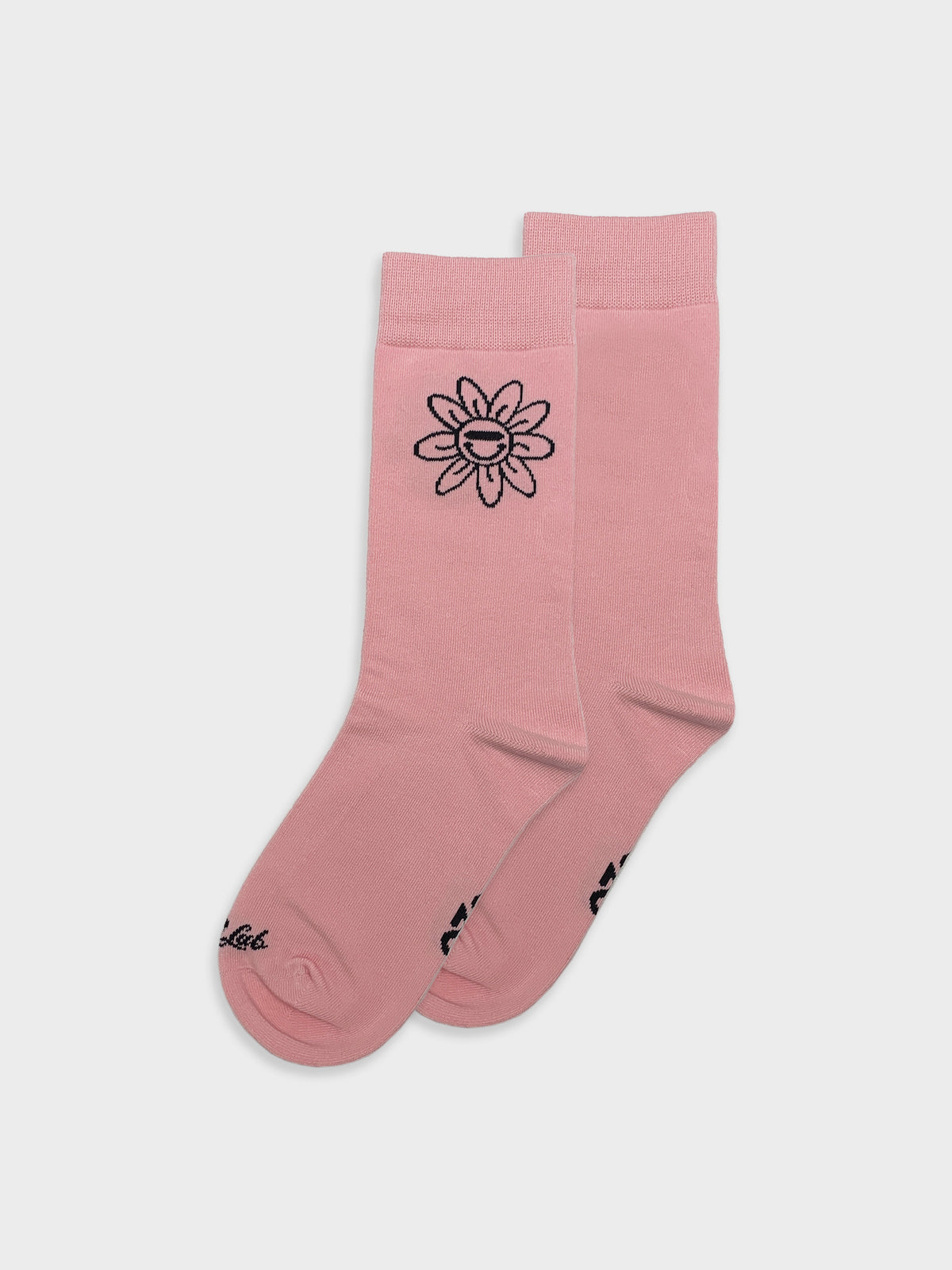 Pink Baby Flower Socks