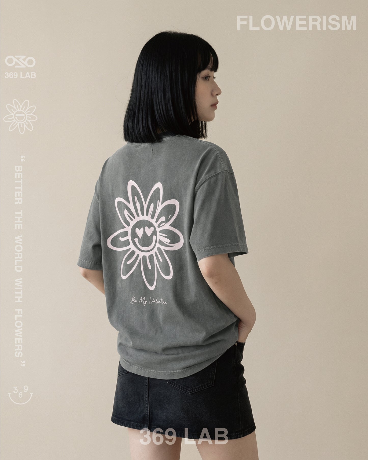 HEART EYES BABY FLOWER TEE (情人節版)