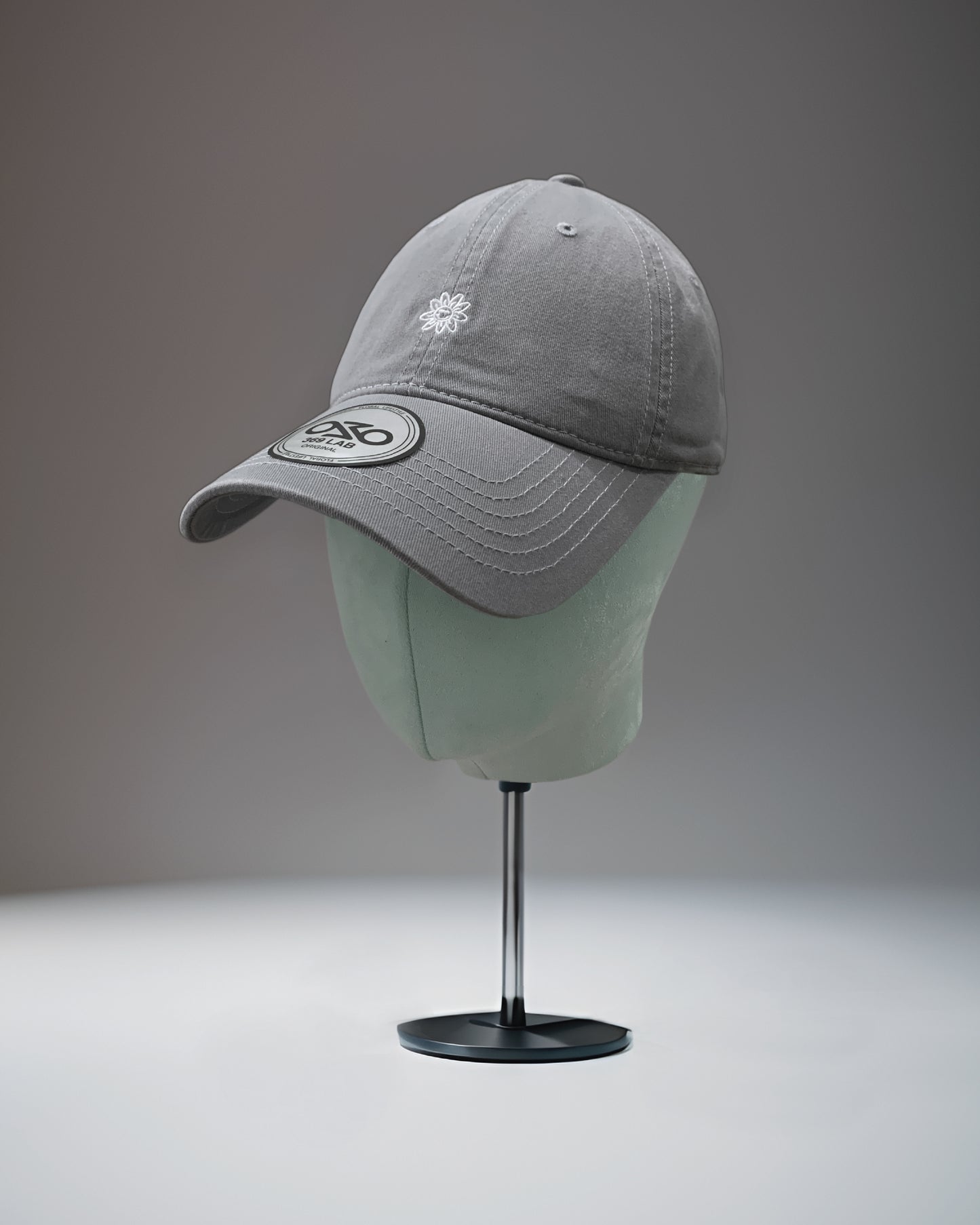 369Lab Mono Baby Flower Cap (GREY)