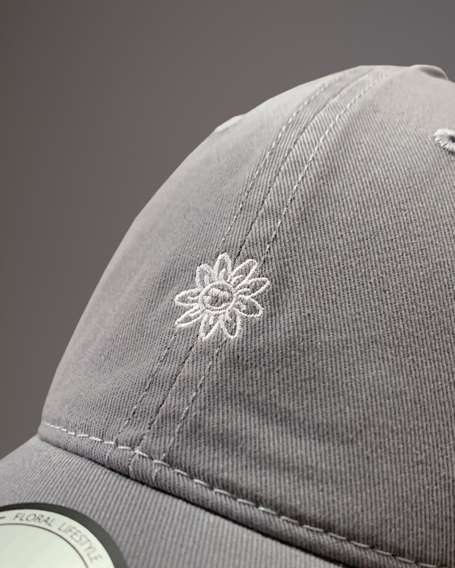 369Lab Mono Baby Flower Cap (GREY)