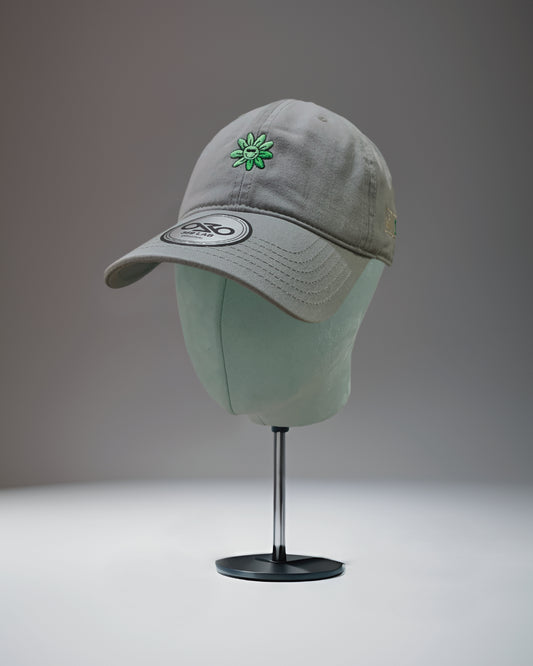 BABY FLOWER CAP (GREY)