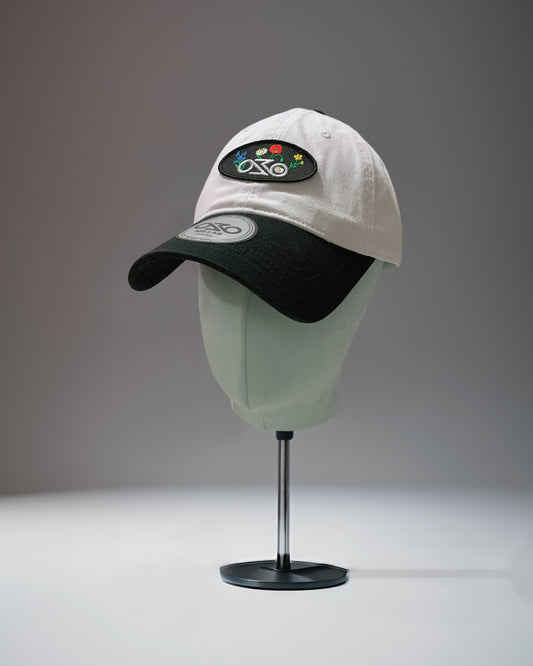 LOGO FLORAL BADGE CAP