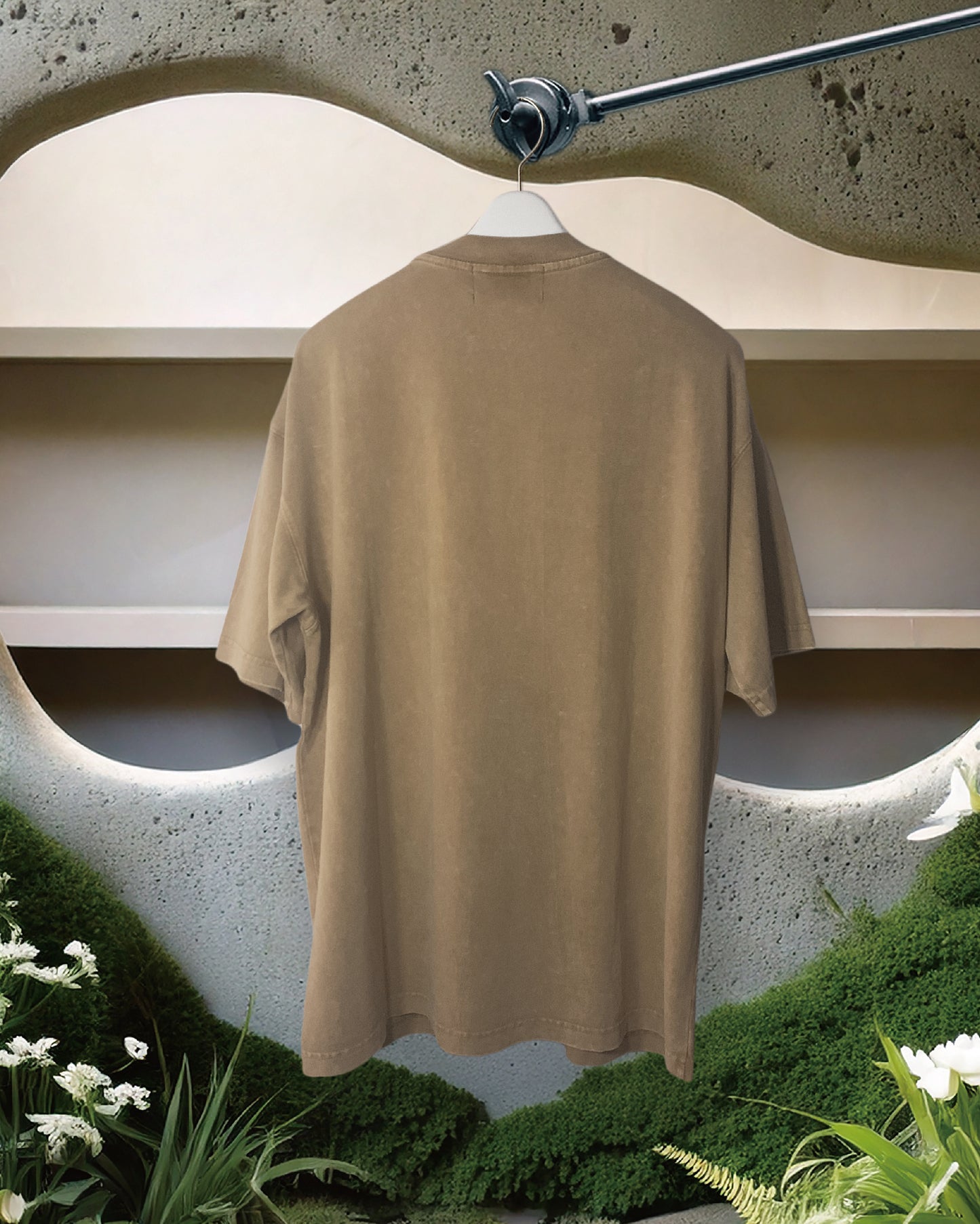 HEAVY WASHED PRINT TEE
