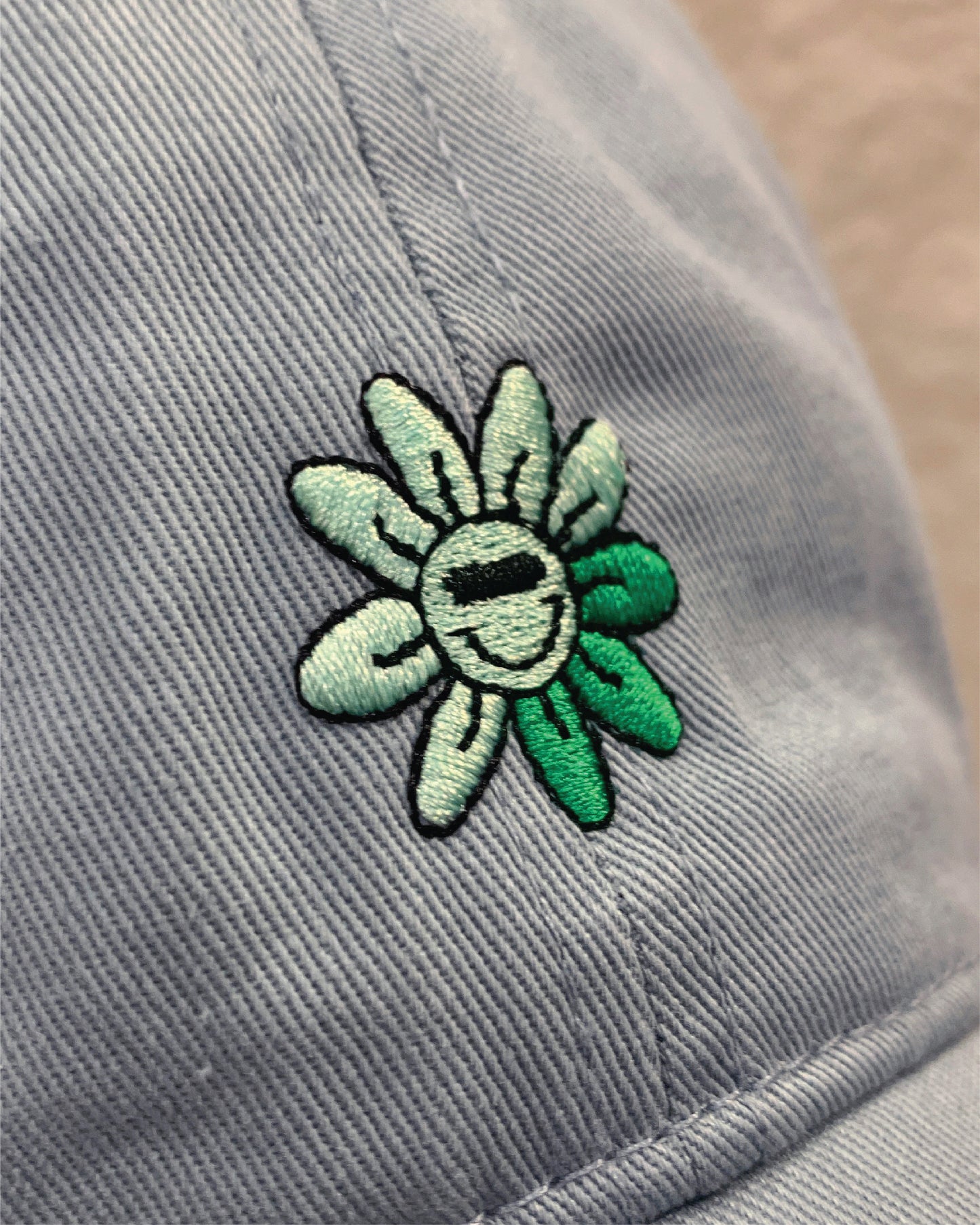 BABY FLOWER CAP (BRIM CUT)