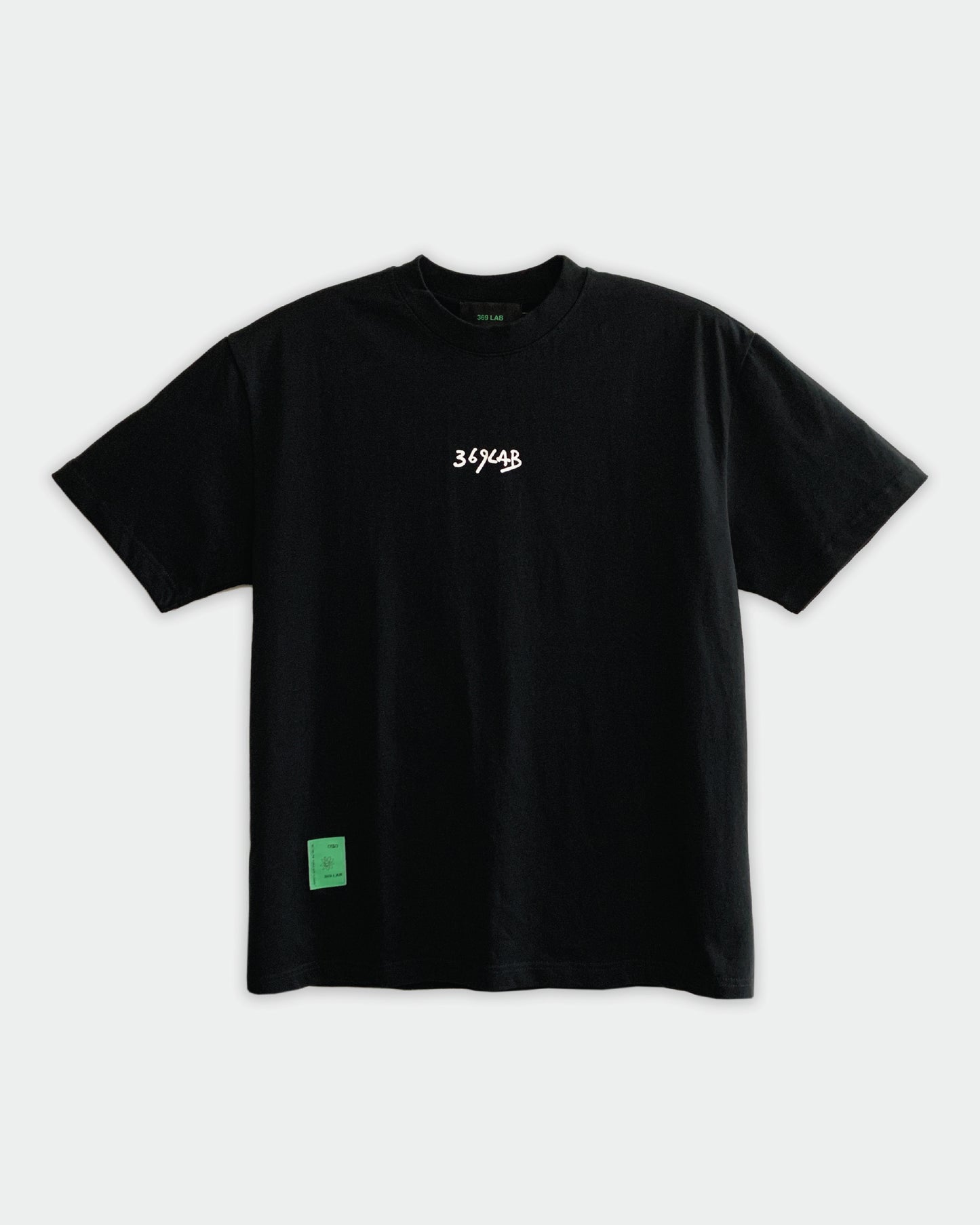 Flower Heart Black Tee 369Lab