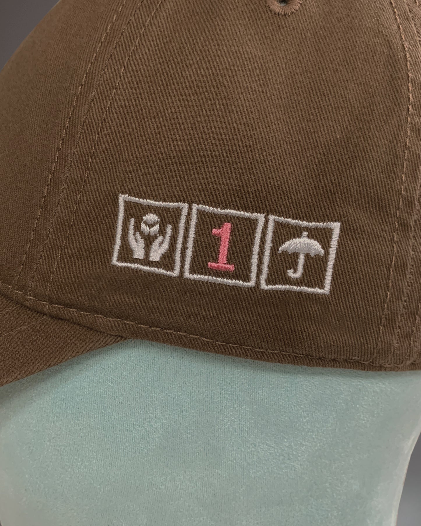 Pink Baby Flower Cap (COFFEE)