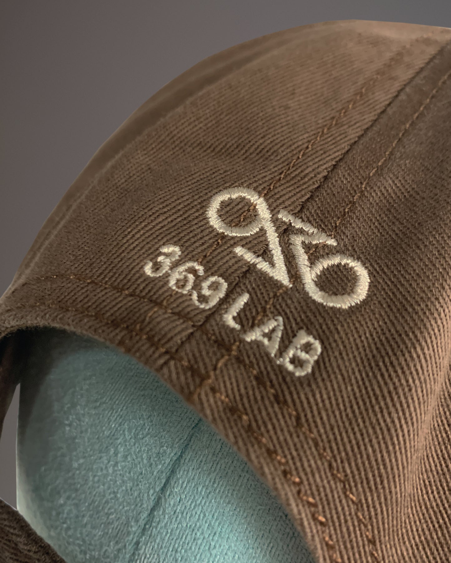 369Lab Heart Embroidery Cap (COFFEE)
