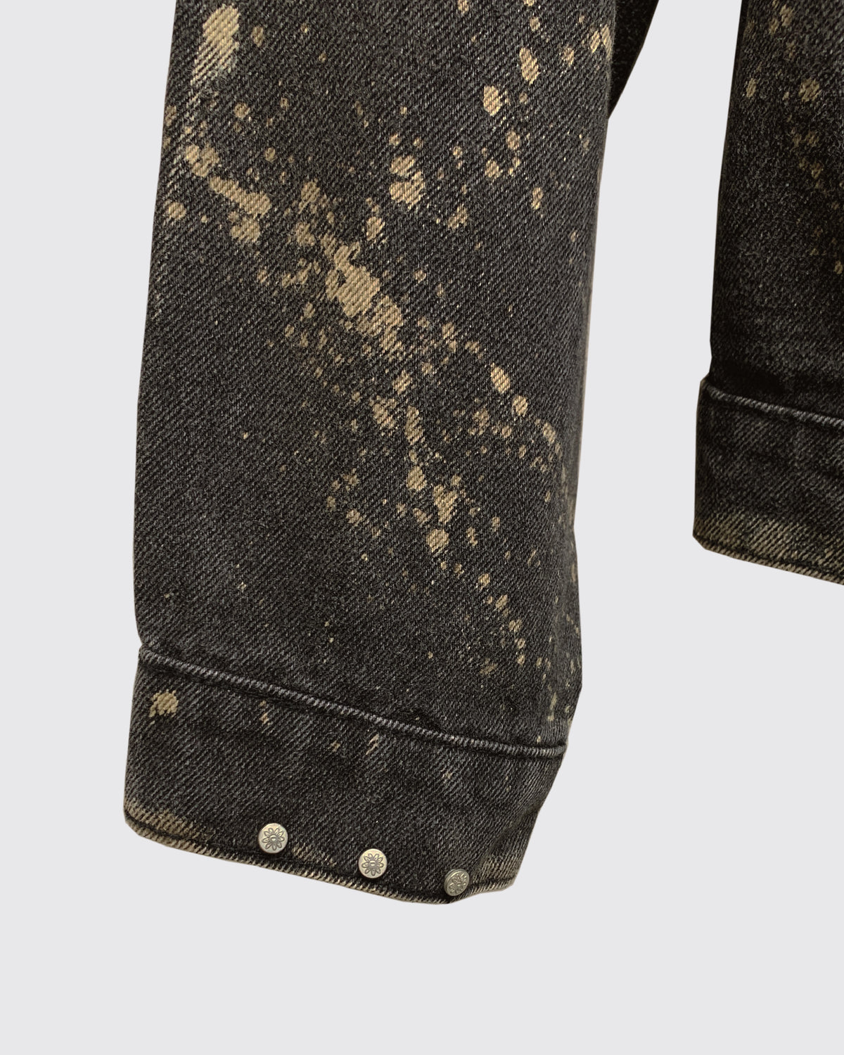 Splashed/ Studs Oversized Denim Jacket 369Lab